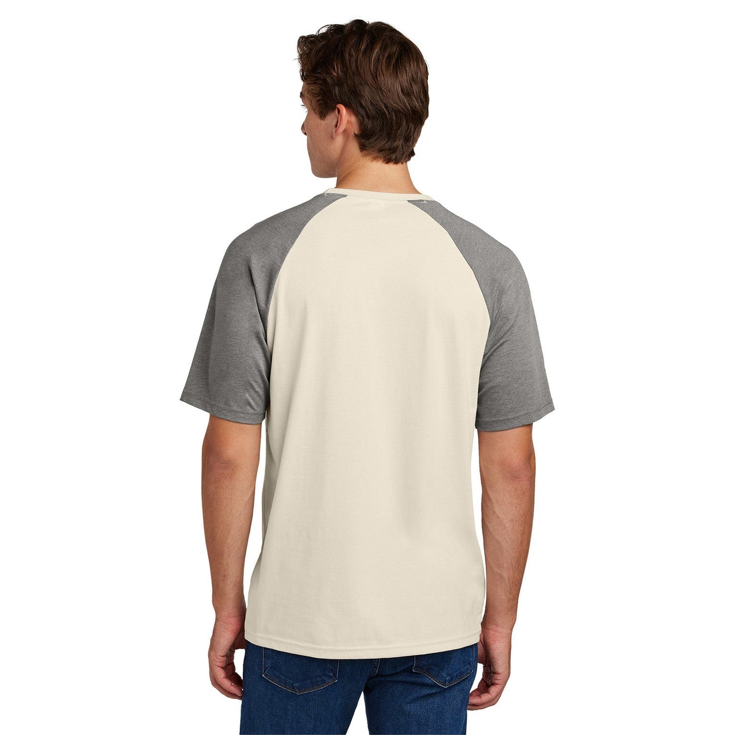 Black T-Shirts - Sport-Tek - Comfortable Raglan Style