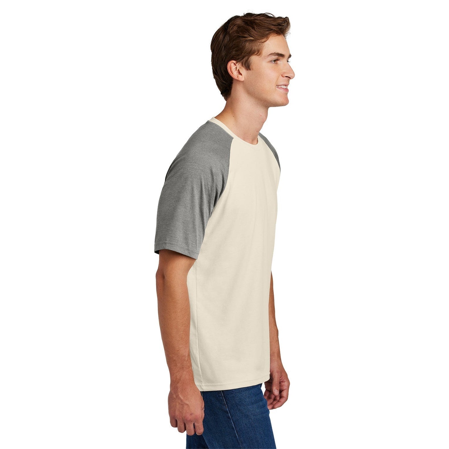 Black T-Shirts - Sport-Tek - Comfortable Raglan Style