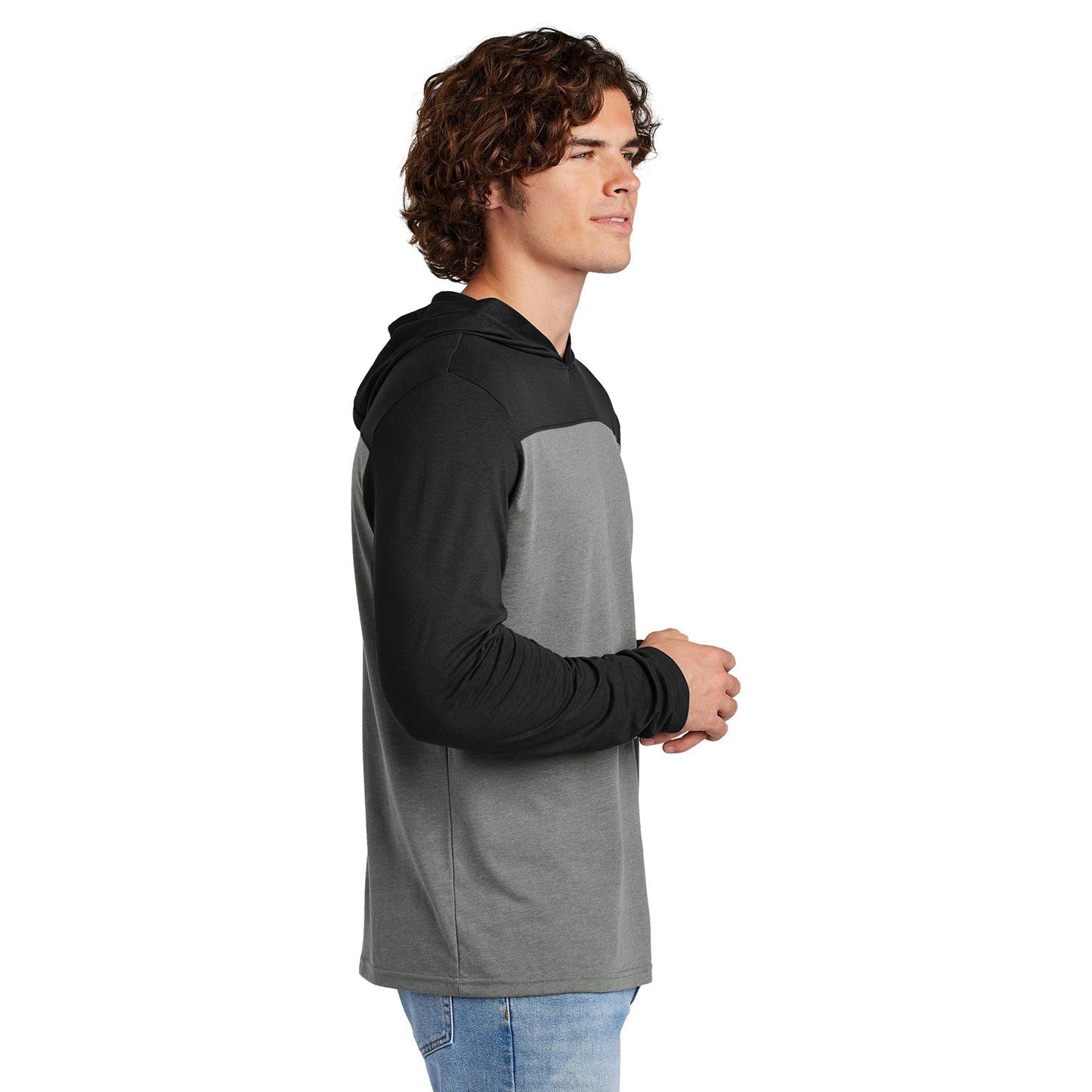 Black/Vintage Heather Hoodie - Sport-Tek - Trendy Style
