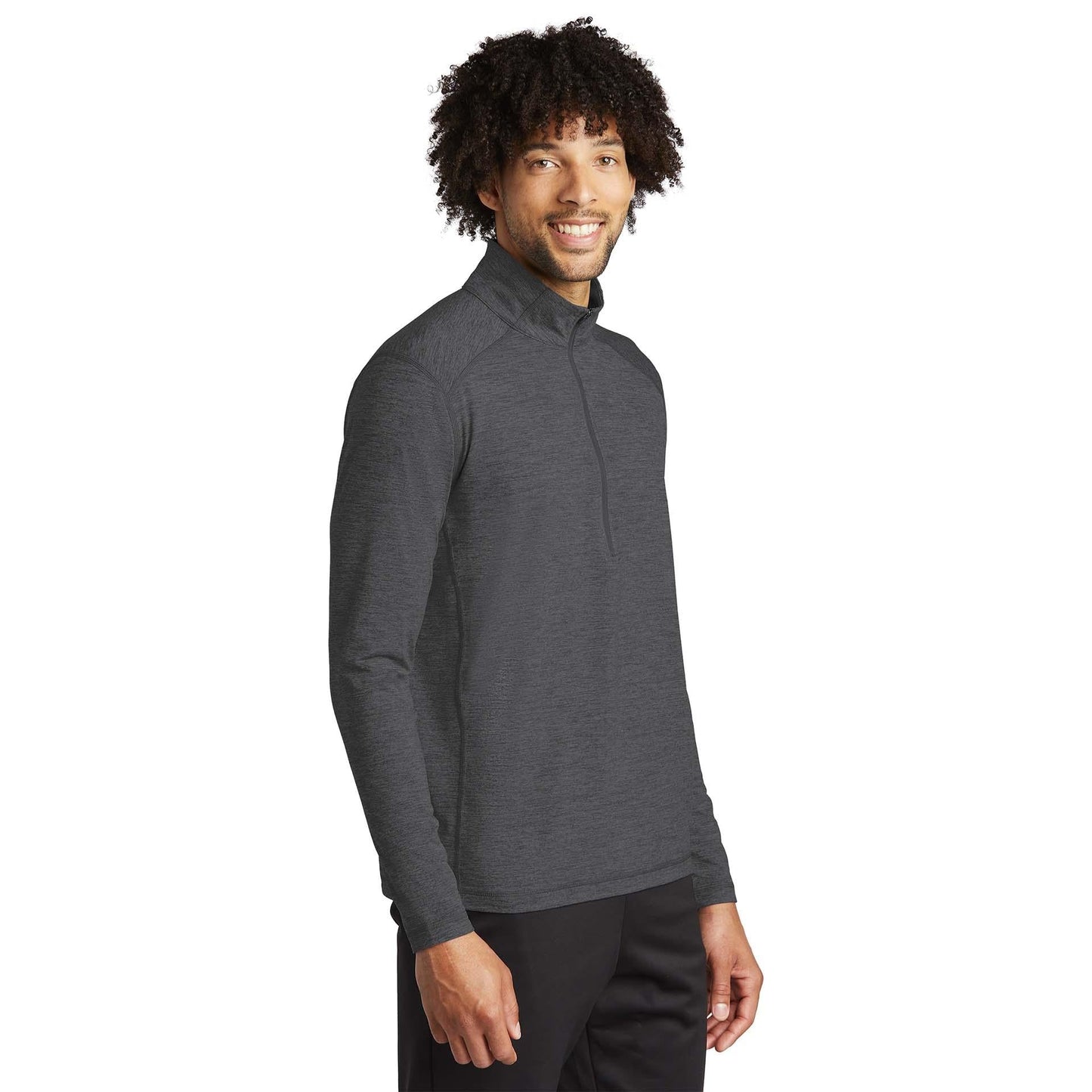 Dark Denim Heather Sweatshirts - Sport-Tek - Stretchy Fabric