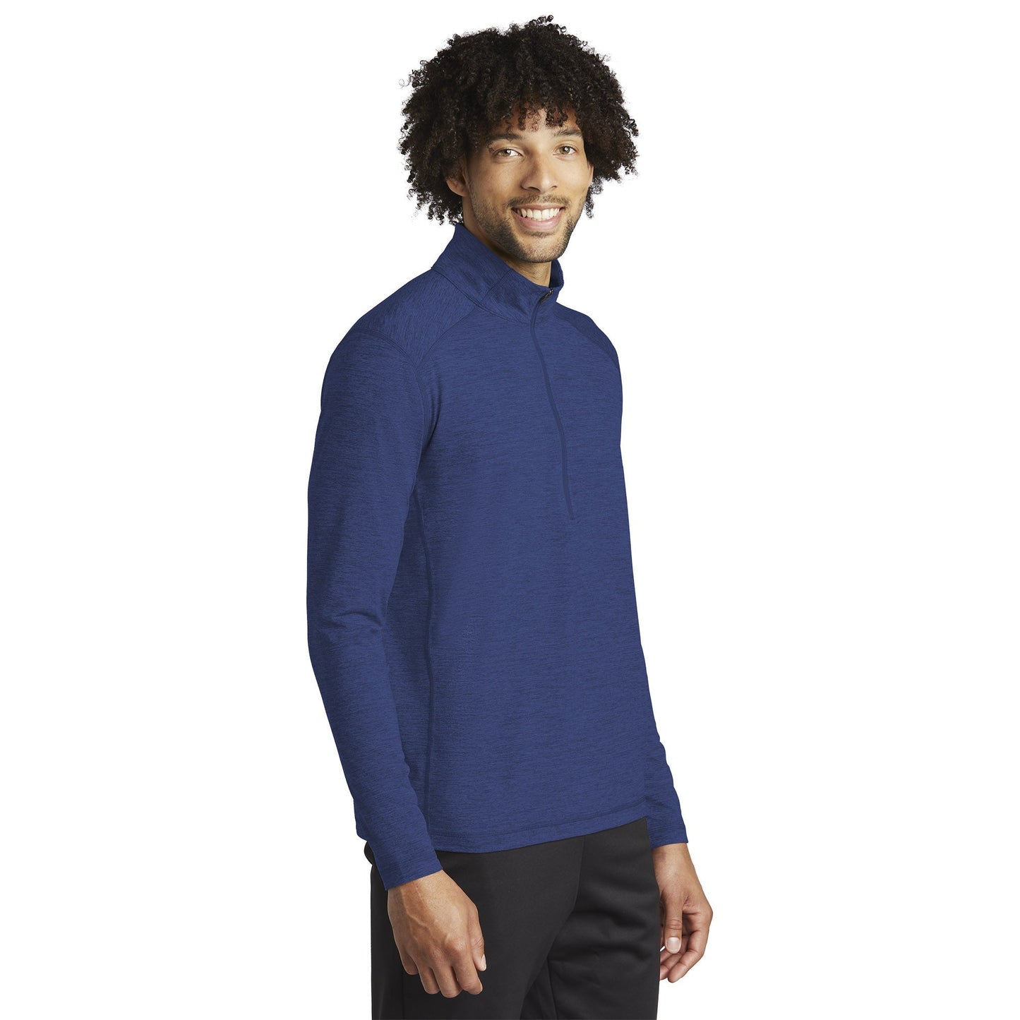 Dark Denim Heather Sweatshirts - Sport-Tek - Stretchy Fabric