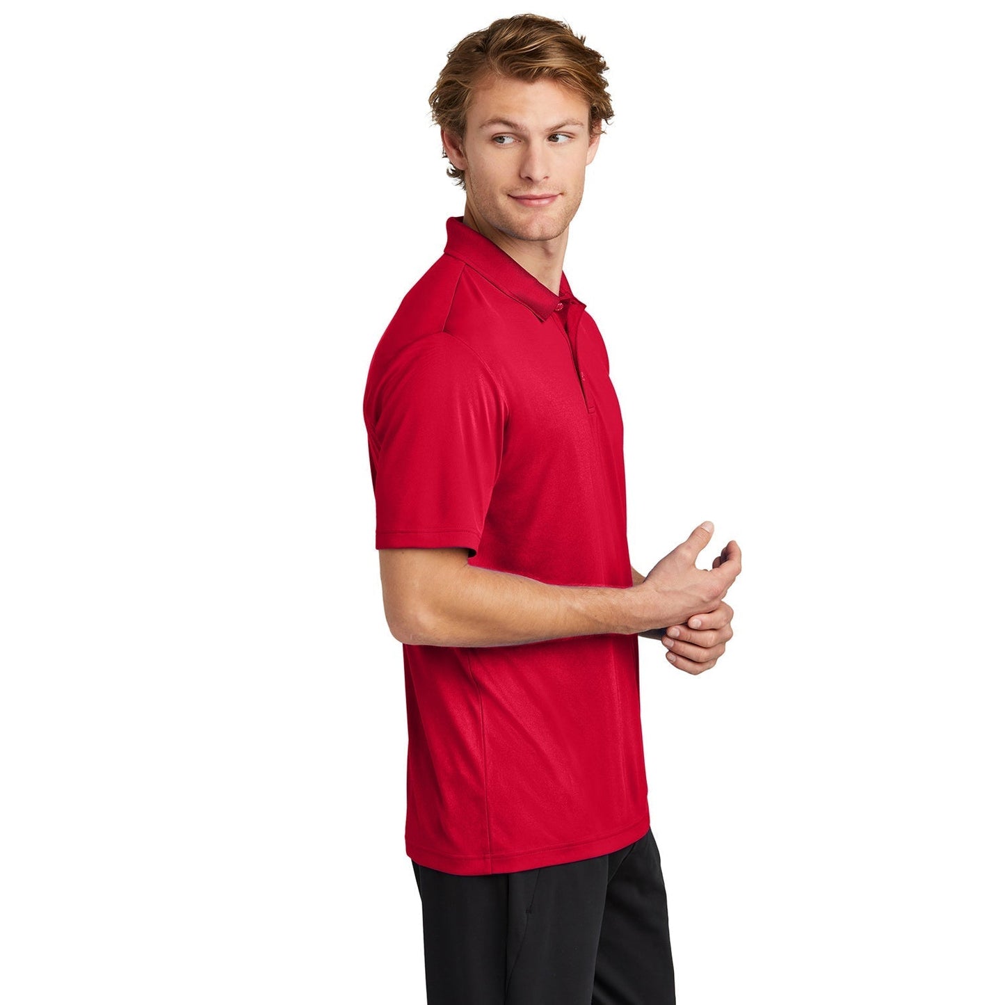 Black Polo Shirts - Sport-Tek - Eco-Friendly Fabric