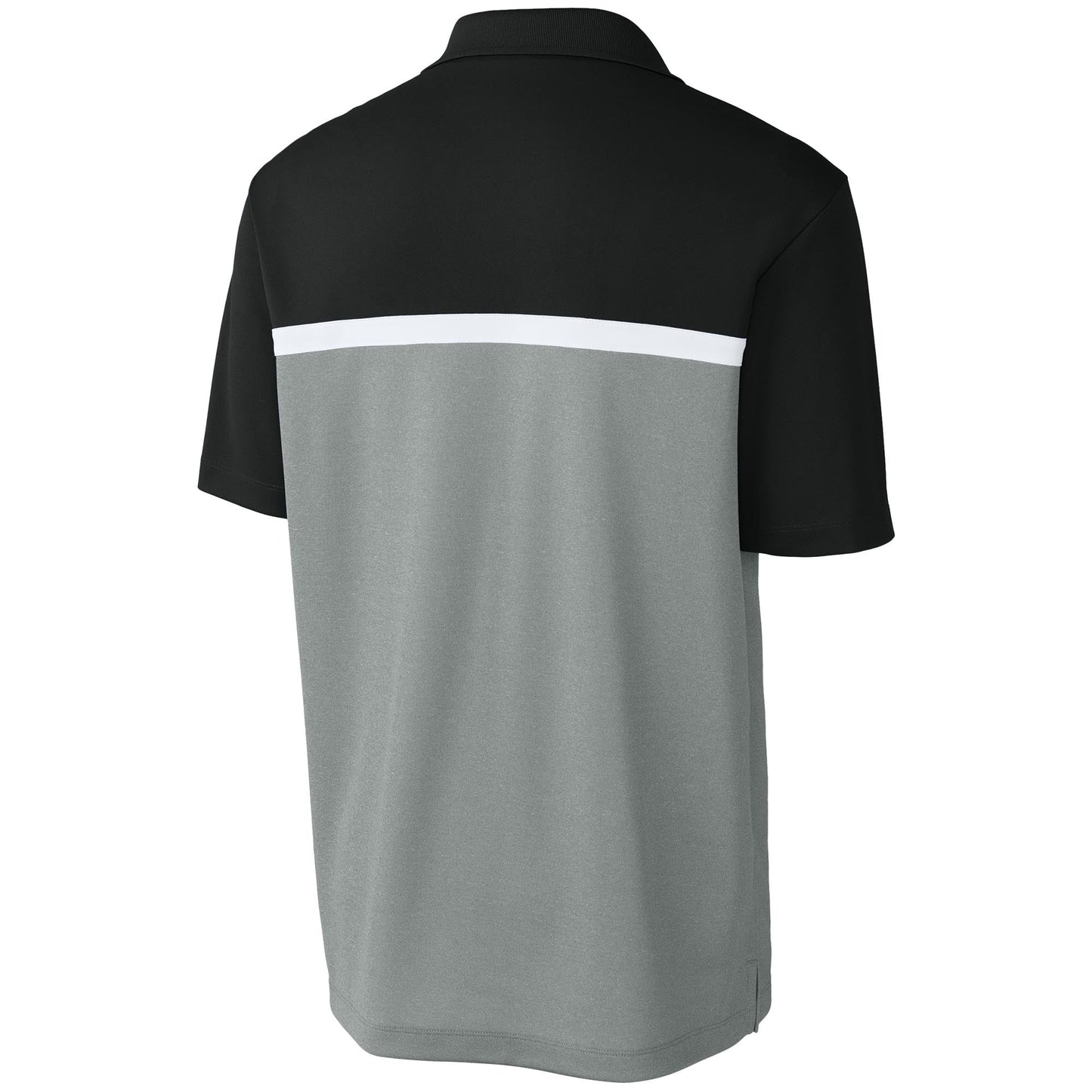 Black/Gray Concrete Heather Polo Shirt - Sport-Tek - Stylish
