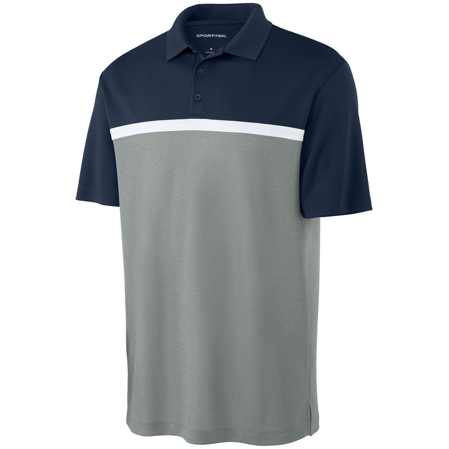 Black/Gray Concrete Heather Polo Shirt - Sport-Tek - Stylish