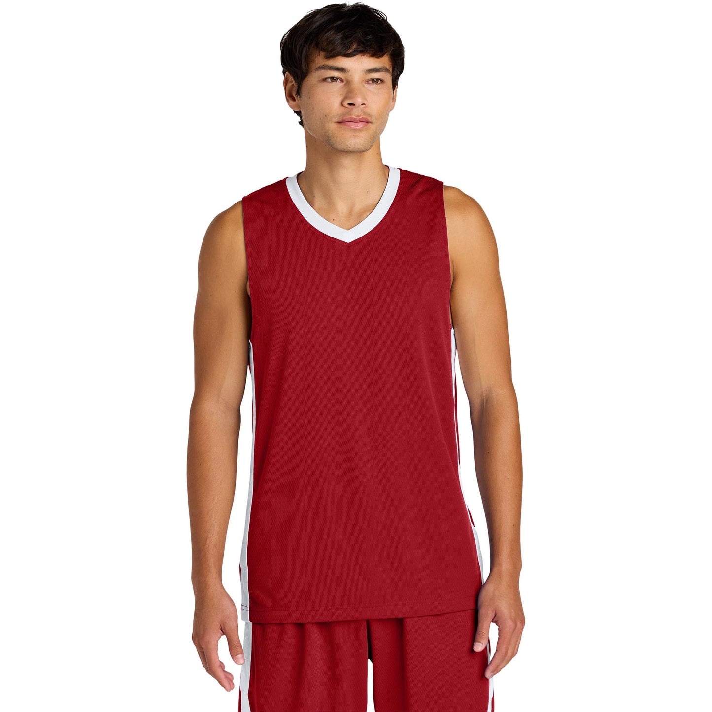 Black/White Jerseys - Sport-Tek - Moisture-Wicking Fit