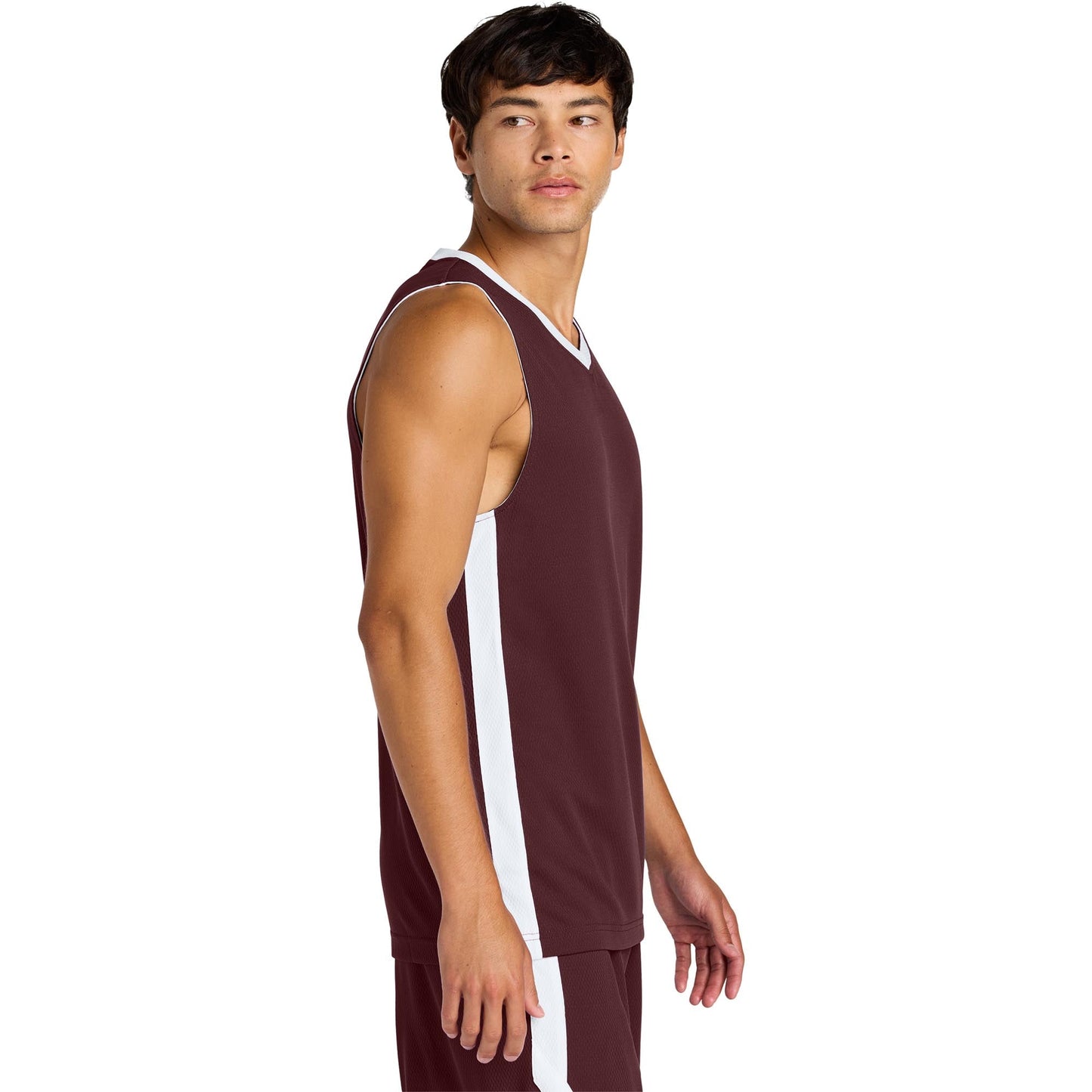 Black/White Jerseys - Sport-Tek - Moisture-Wicking Fit