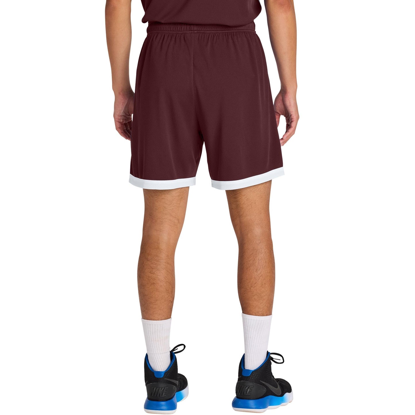 Black/White Shorts - Sport-Tek - Moisture-Wicking