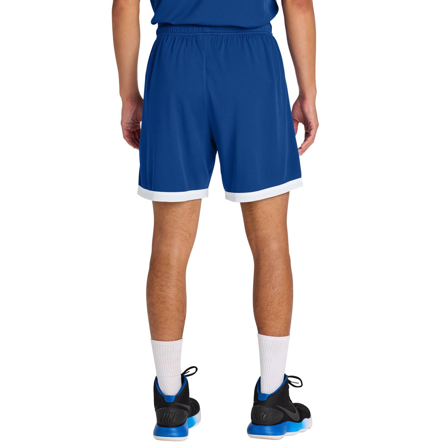 Black/White Shorts - Sport-Tek - Moisture-Wicking