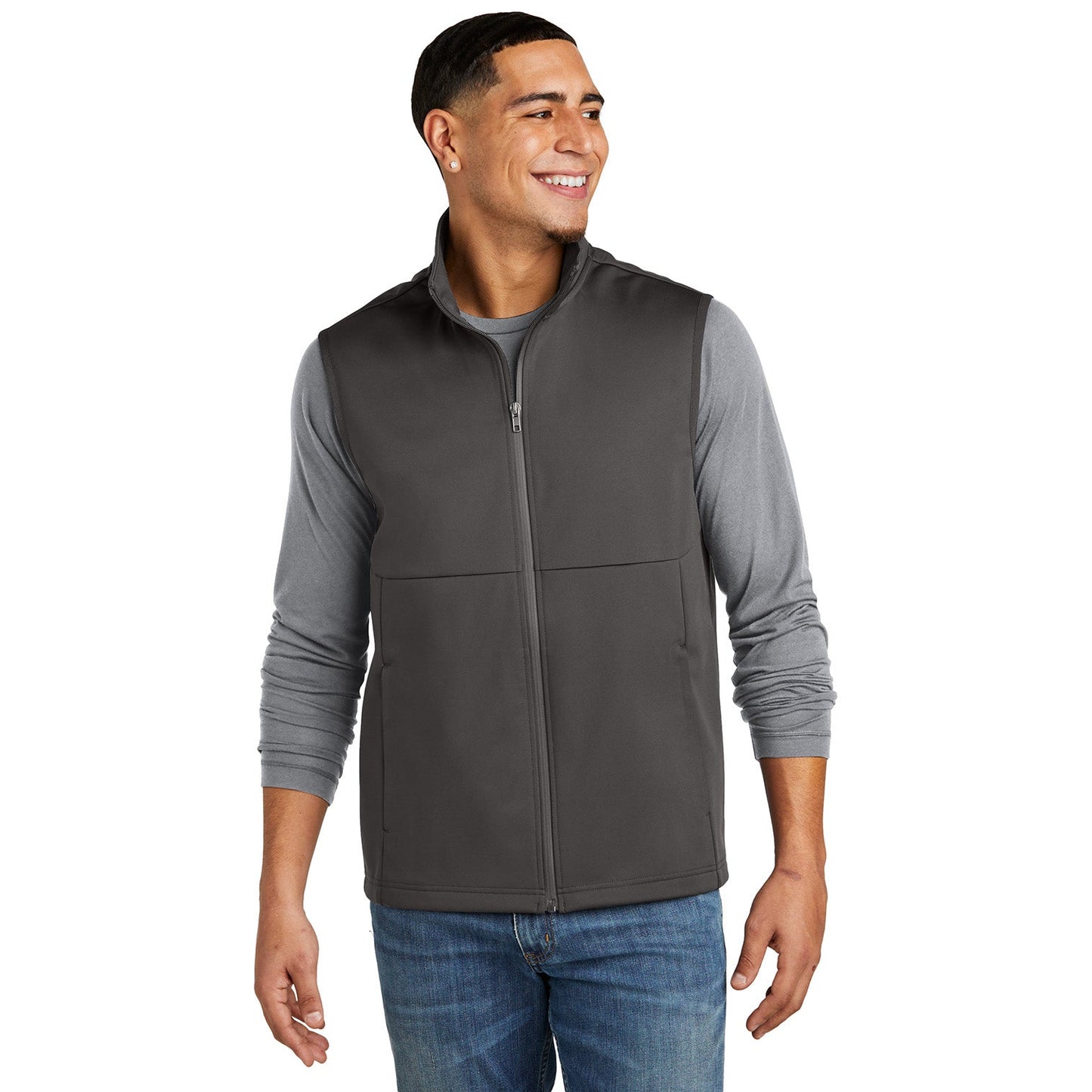 Deep Black Vests - Sport-Tek - Soft Shell Comfort