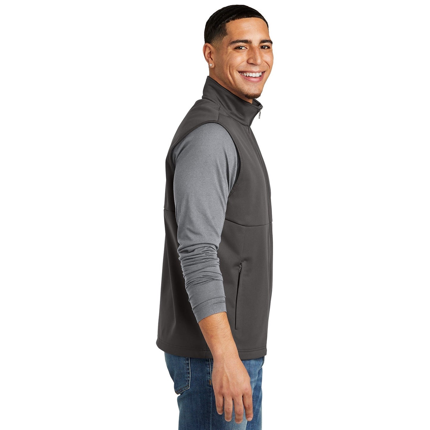 Deep Black Vests - Sport-Tek - Soft Shell Comfort