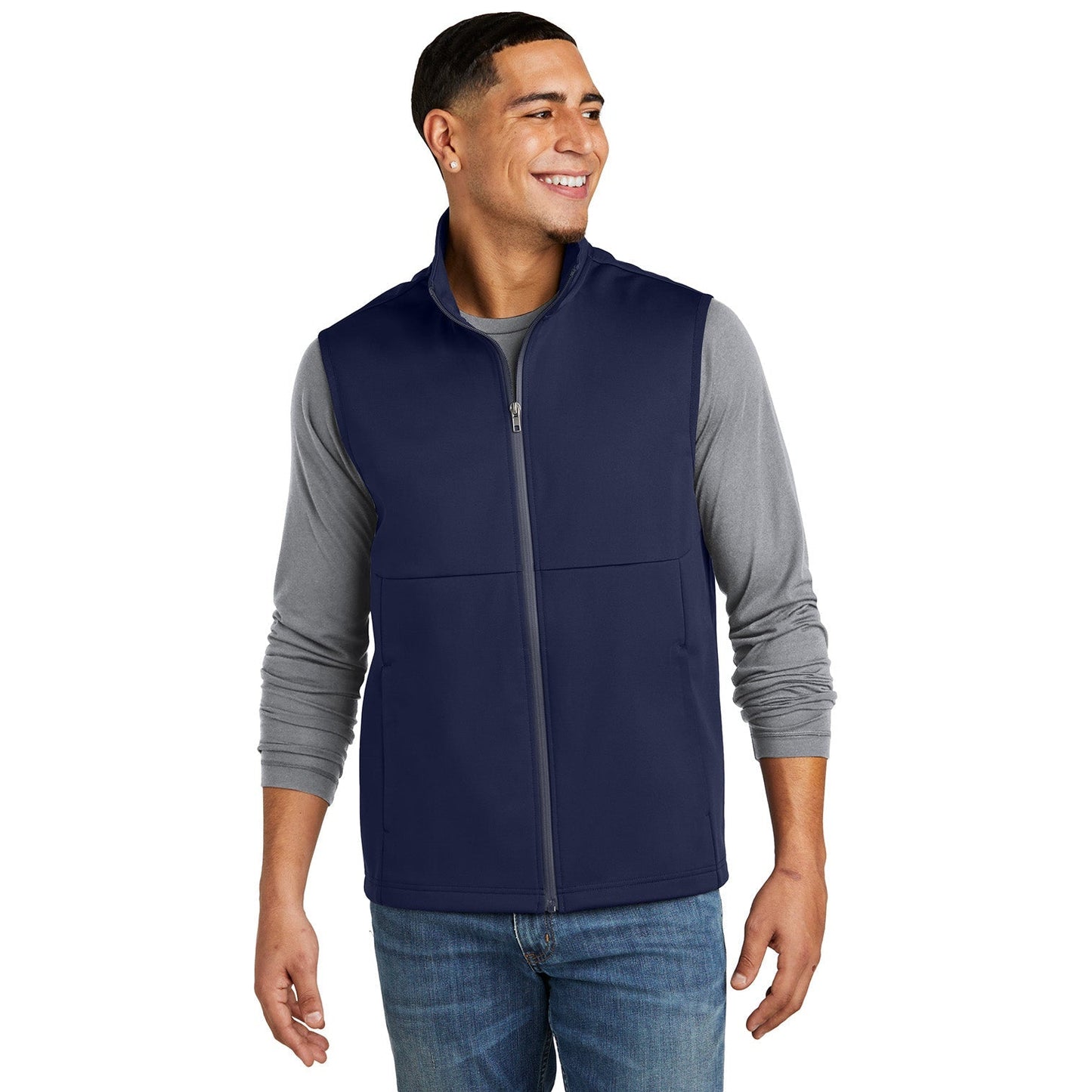 Deep Black Vests - Sport-Tek - Soft Shell Comfort