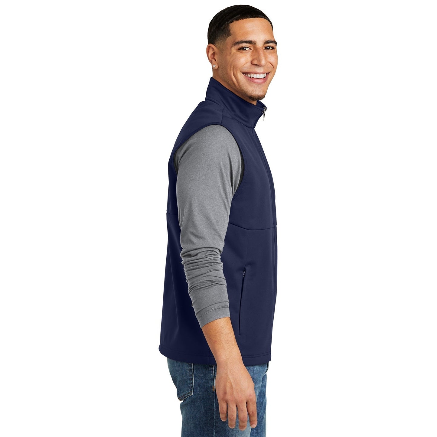 Deep Black Vests - Sport-Tek - Soft Shell Comfort