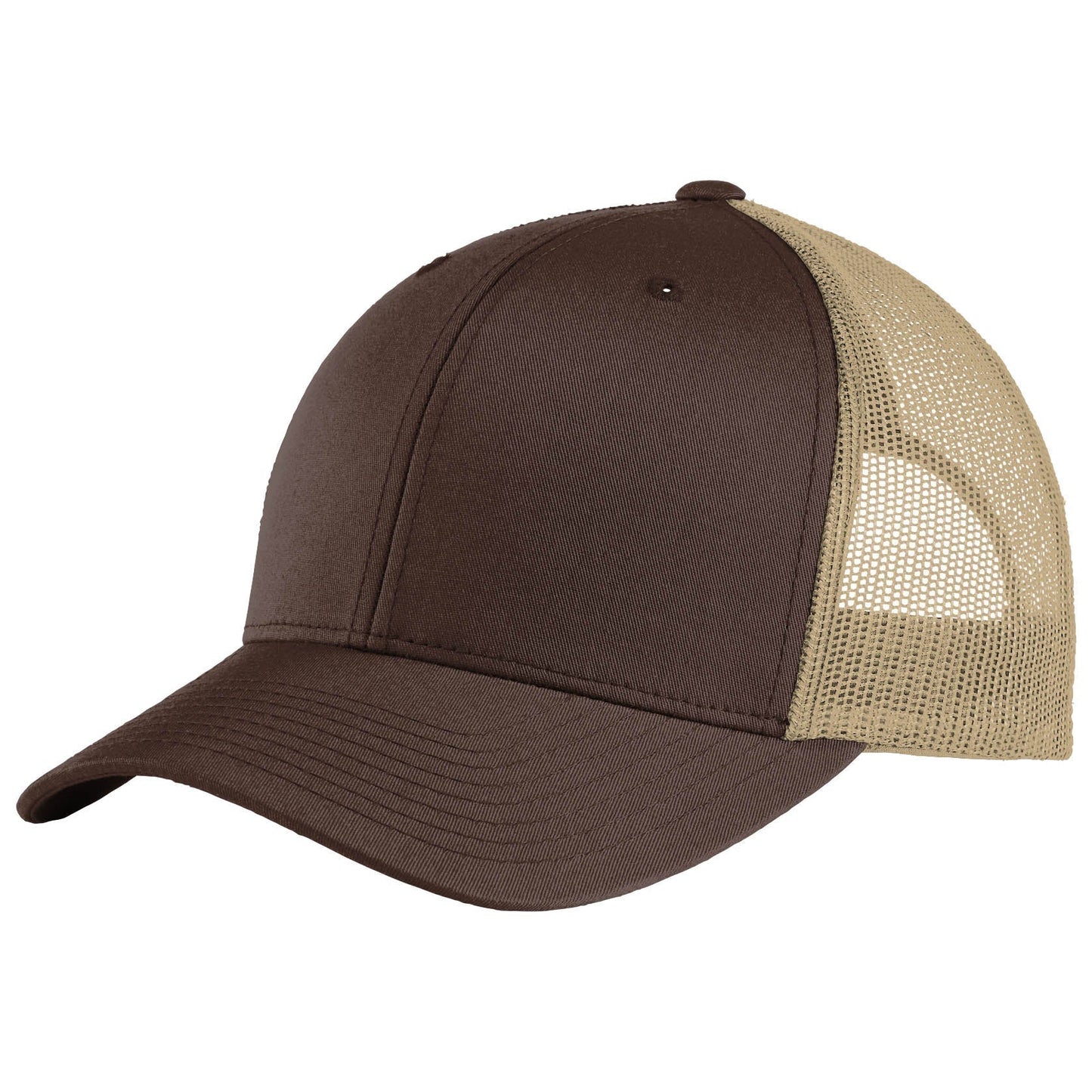 Black Ball Cap - Sport-Tek - High Fit Snap Closure - Stylish Choice