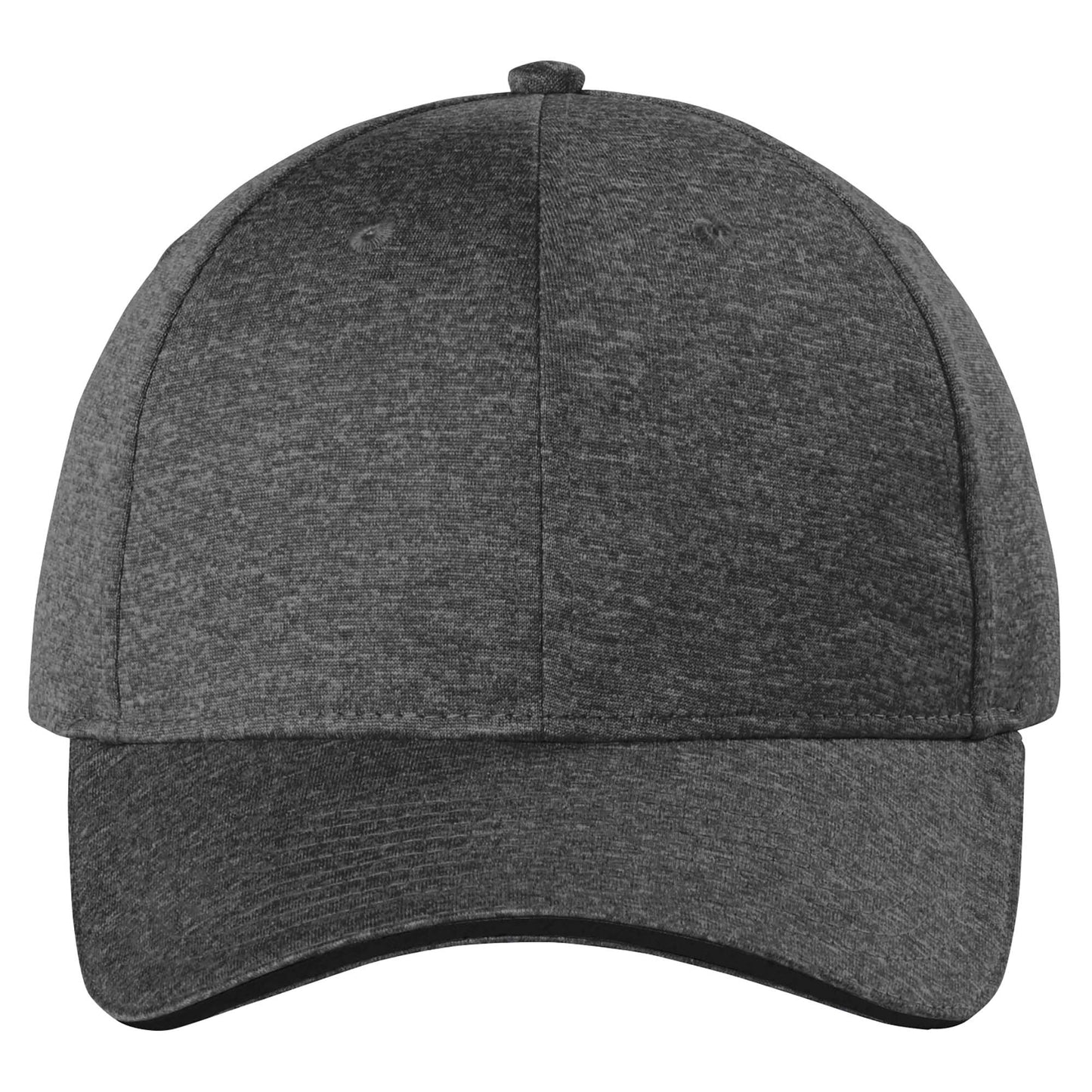 Graphite Heather Ball Cap - Sport-Tek - Moisture-Wicking Fit