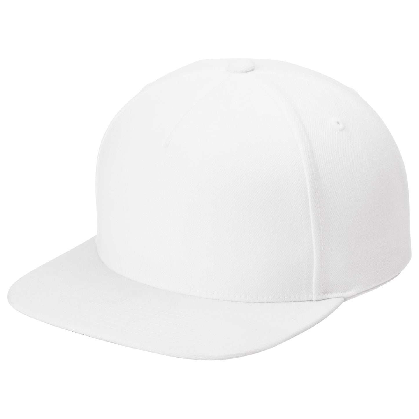 Black Flat Brim Hat - Sport-Tek - Stylish Design
