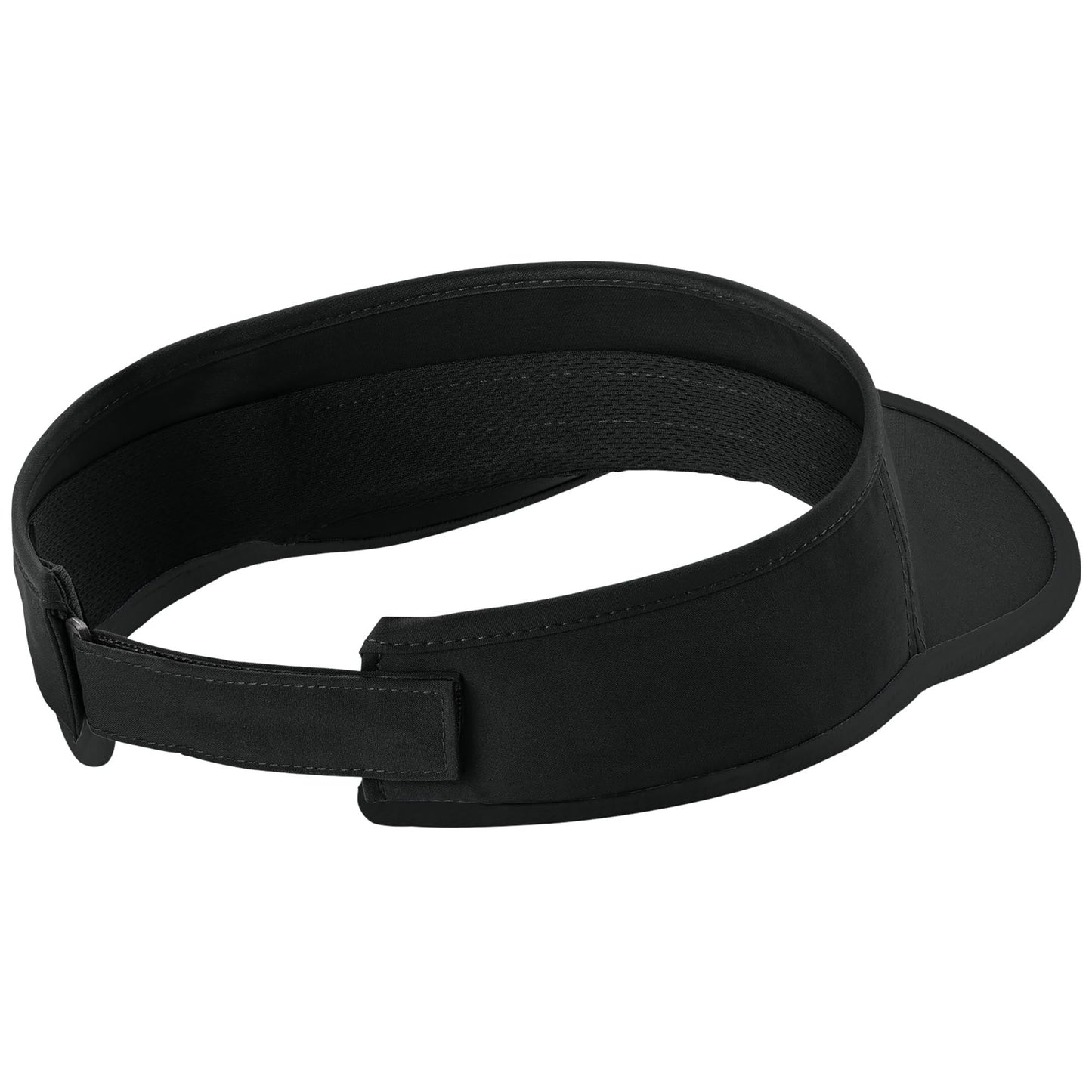 Black/Black Visors - Sport-Tek - Stylish Mesh Trim