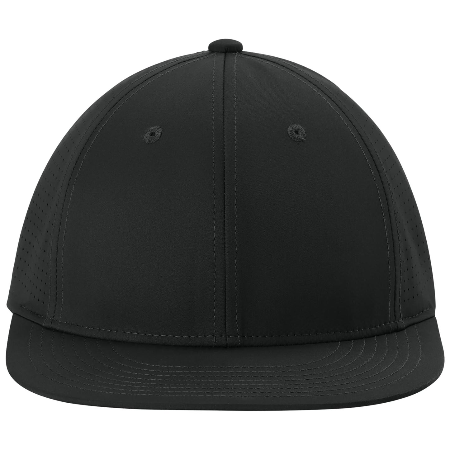 Black/Deep Red/Black Ball Caps - Sport-Tek - Stretch Fit