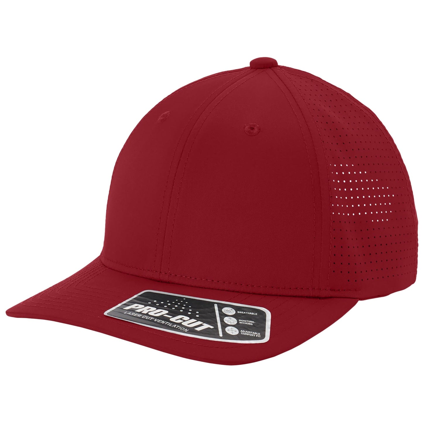 Black Ball Caps - Sport-Tek - Moisture-Wicking Fit