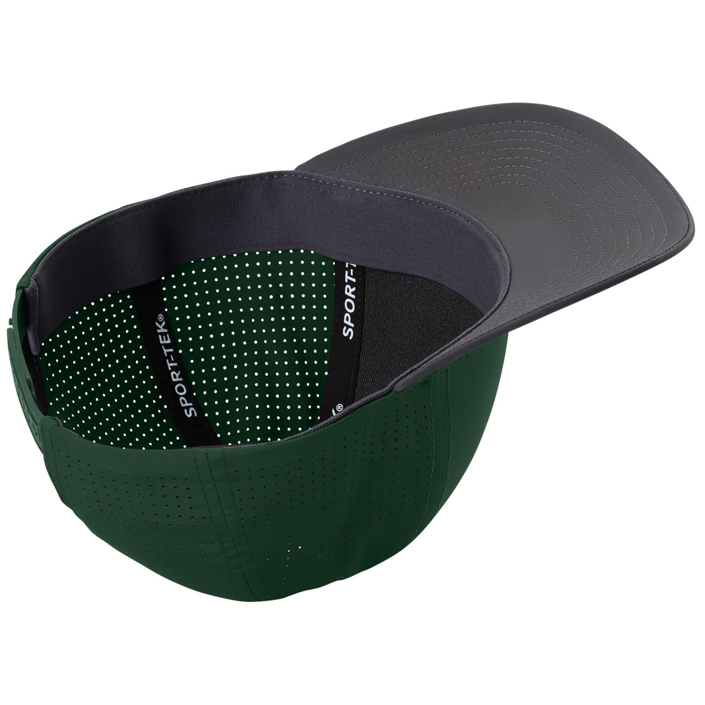 Black Ball Caps - Sport-Tek - Moisture-Wicking Fit