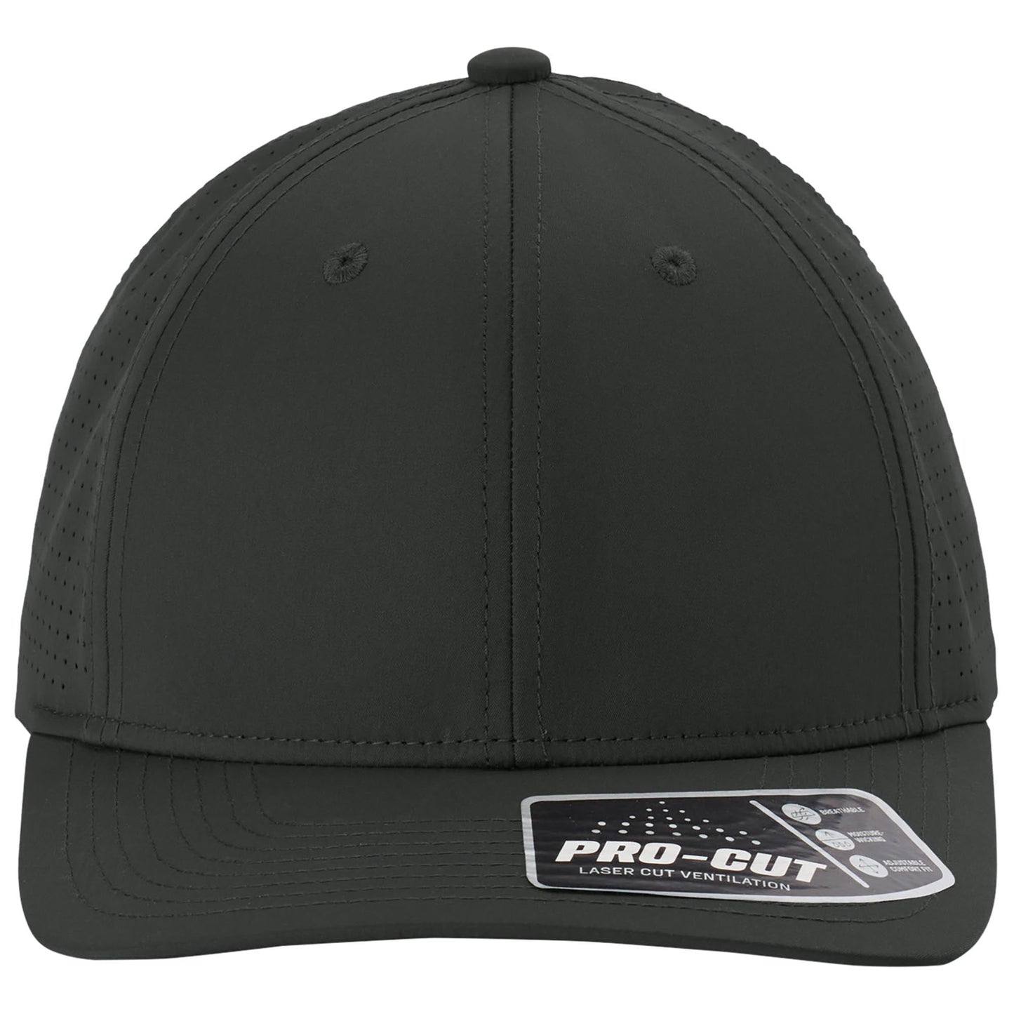 Black Ball Caps - Sport-Tek - Moisture-Wicking Fit