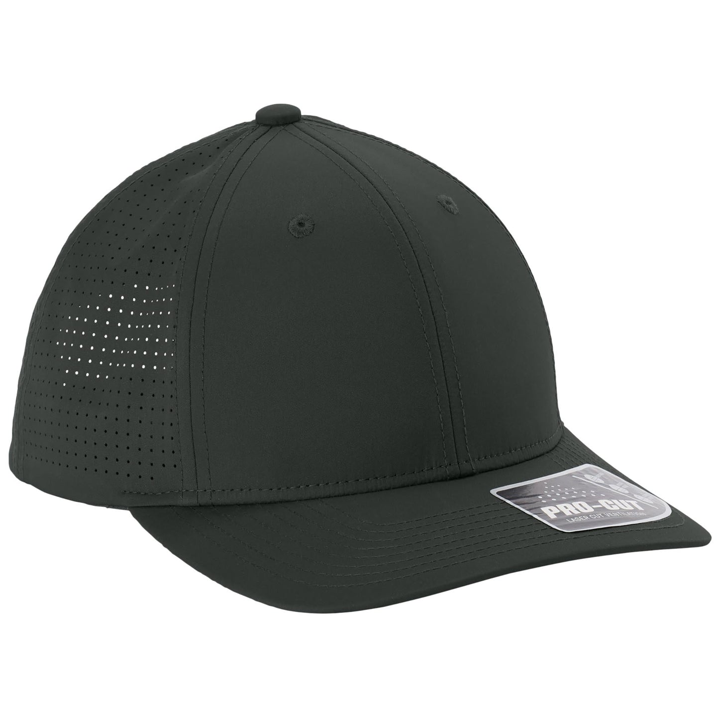 Black Ball Caps - Sport-Tek - Moisture-Wicking Fit