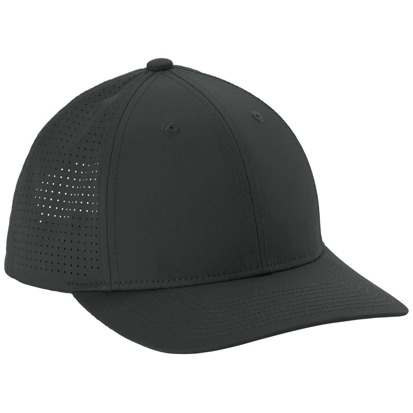 Black Ball Caps - Sport-Tek - Moisture-Wicking Fit