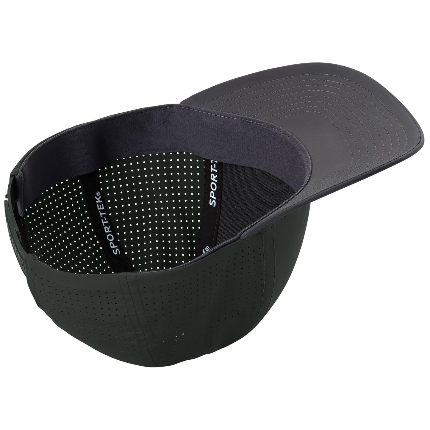 Black Ball Caps - Sport-Tek - Moisture-Wicking Fit