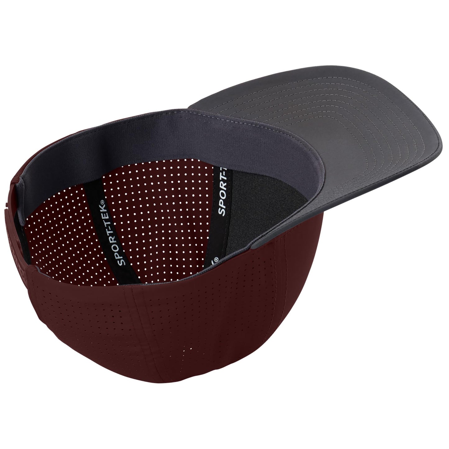 Black Ball Caps - Sport-Tek - Moisture-Wicking Fit