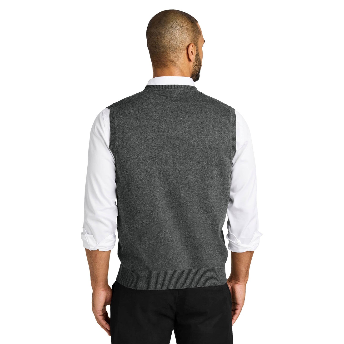 Charcoal Heather Vest - Port Authority - Stylish Fabric