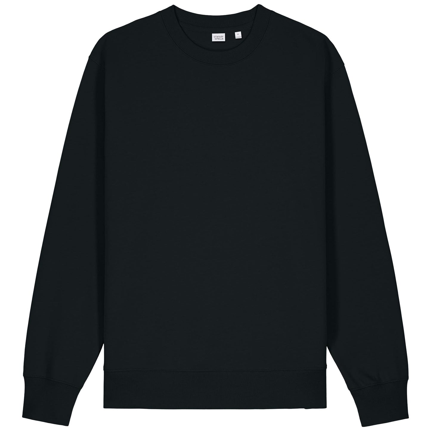 Black Sweatshirts - Stanley/Stella - Cozy Crewneck