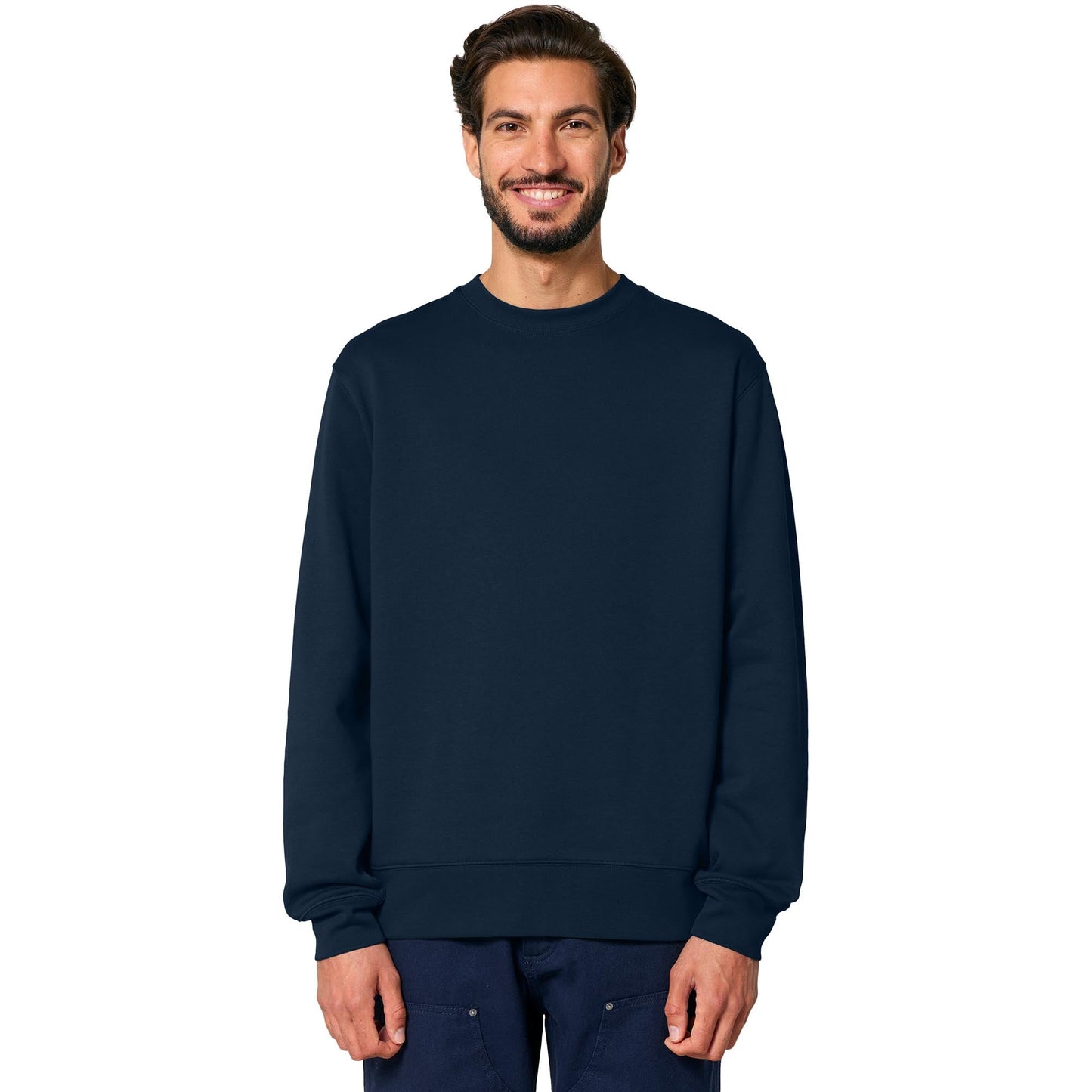 Black Sweatshirts - Stanley/Stella - Cozy Crewneck