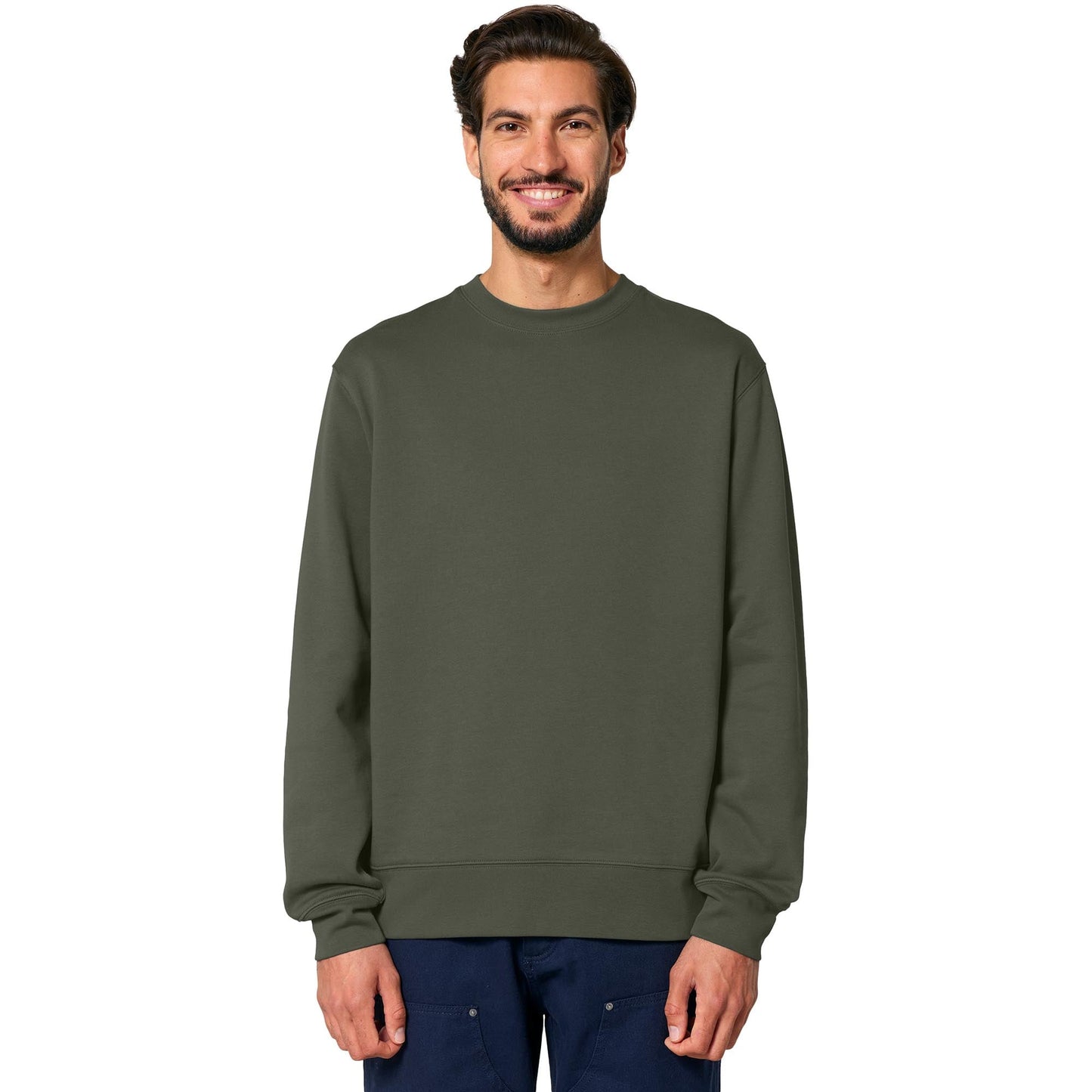 Black Sweatshirts - Stanley/Stella - Cozy Crewneck