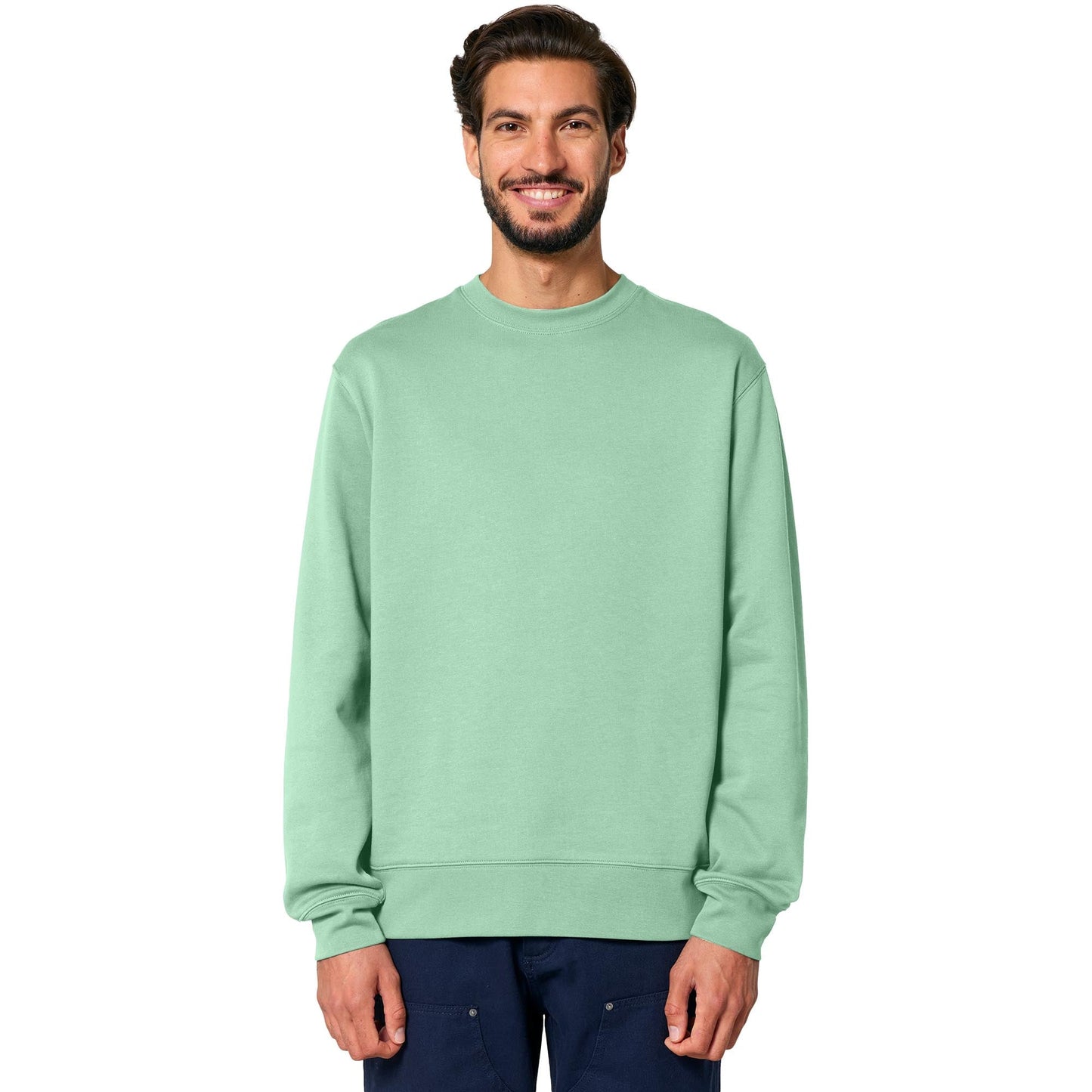 Black Sweatshirts - Stanley/Stella - Cozy Crewneck