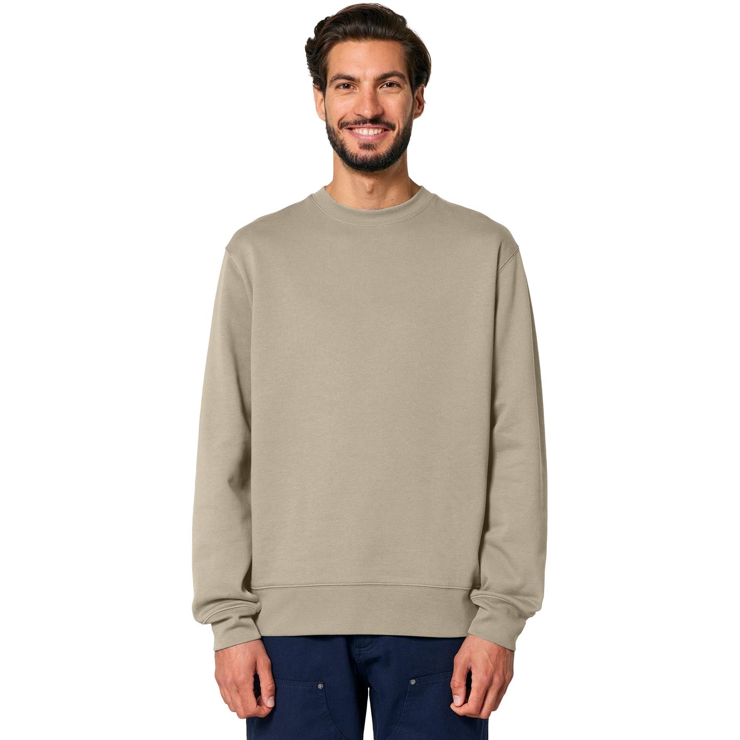 Black Sweatshirts - Stanley/Stella - Cozy Crewneck