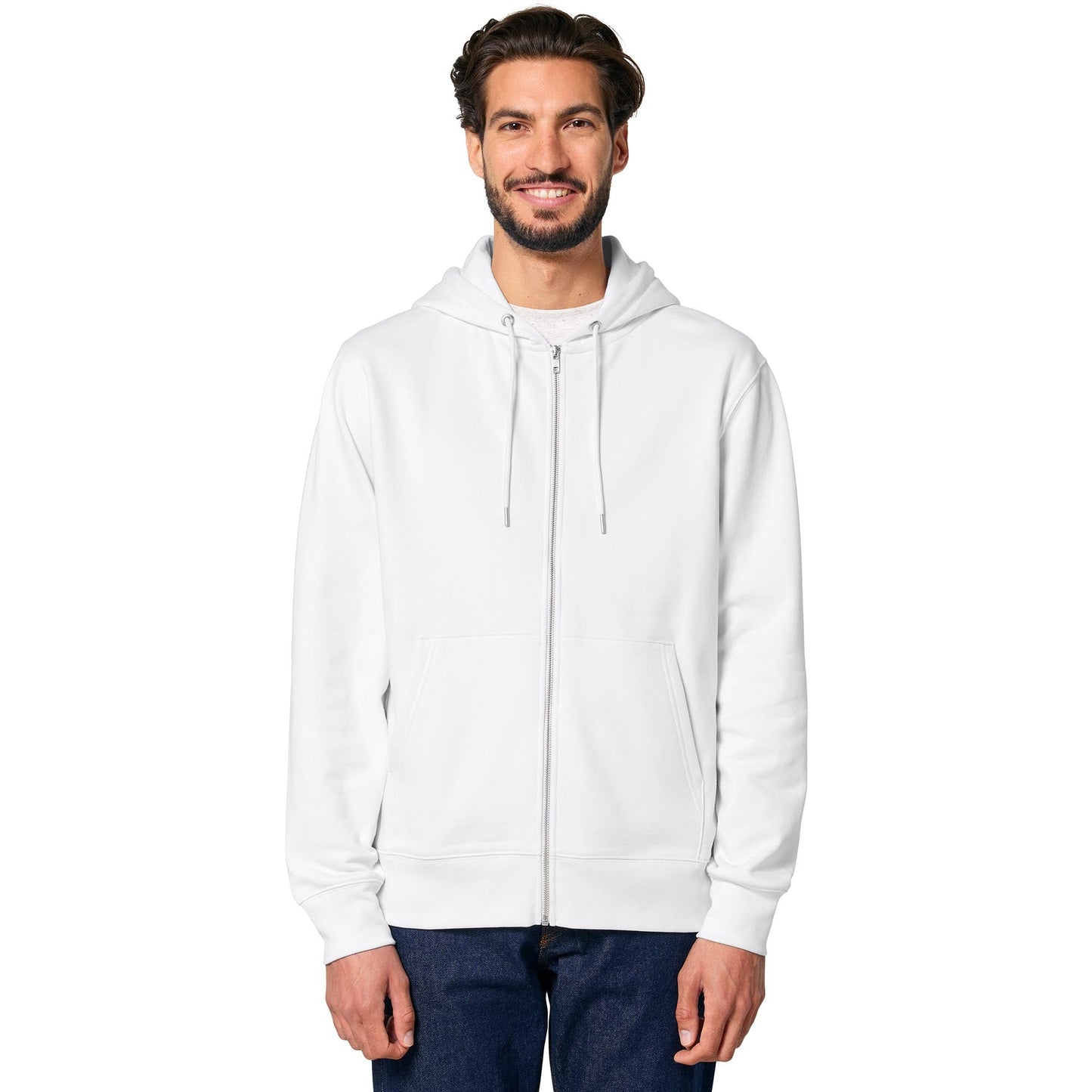 Black Sweatshirt - Stanley/Stella - Cozy Full-Zip Hoodie