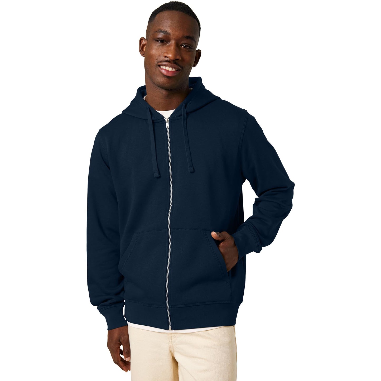 Black Zip Hoodie - Stanley/Stella - Eco-Friendly Style