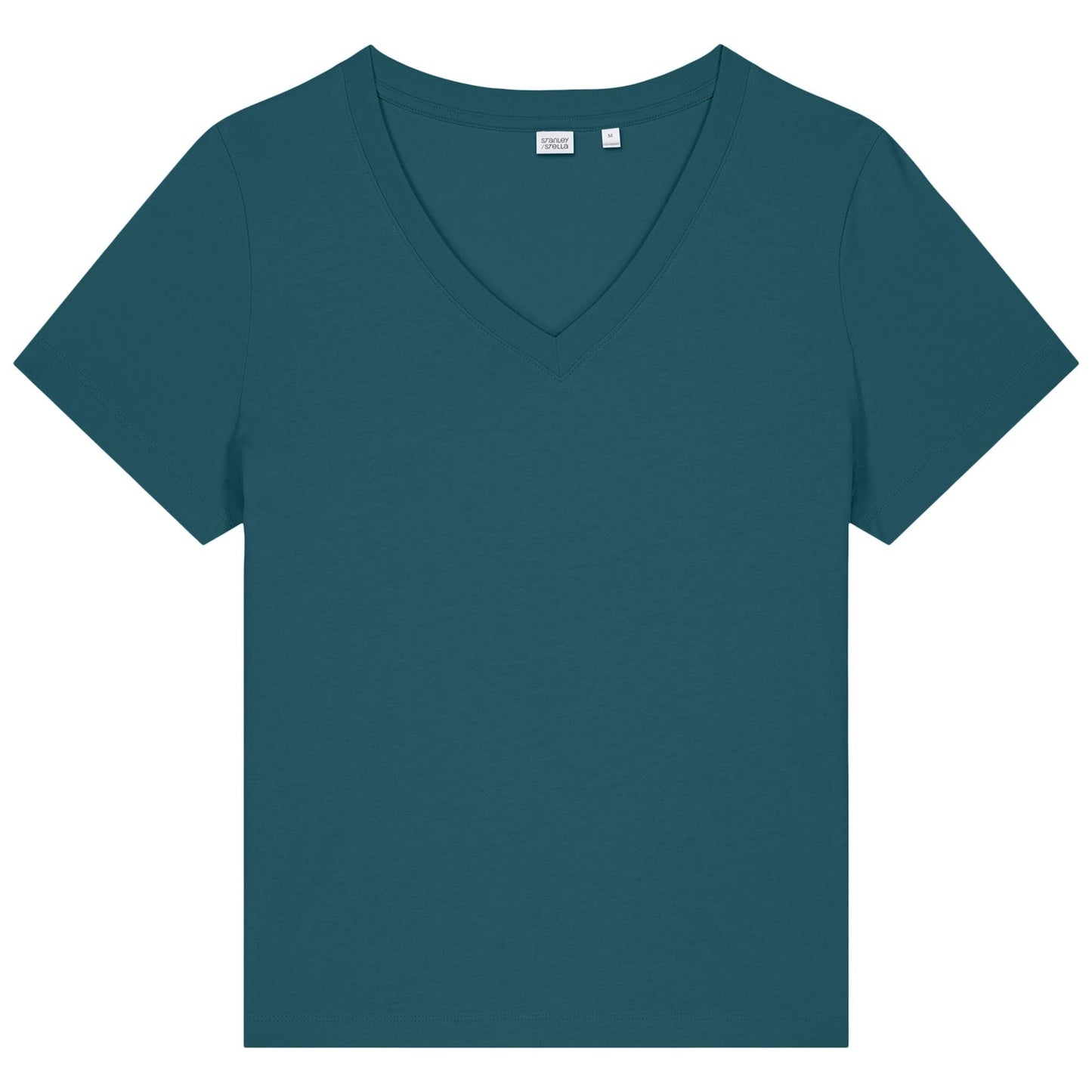 Black V-Neck Tee - Stanley/Stella - Organic Cotton