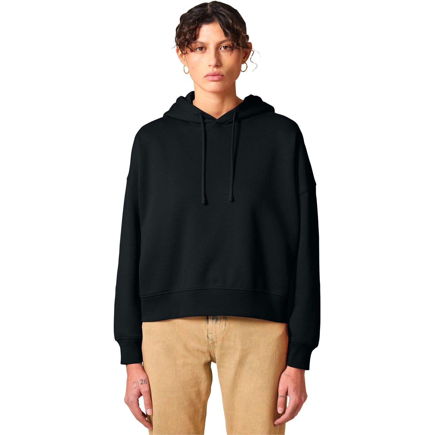Black Sweatshirts - Stanley/Stella - Stylish Hooded