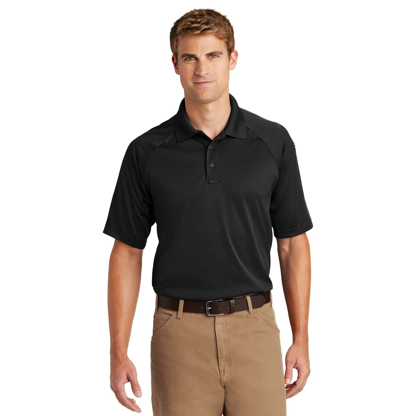 Black Tactical Polo - Cornerstone - Snag-Proof Quality