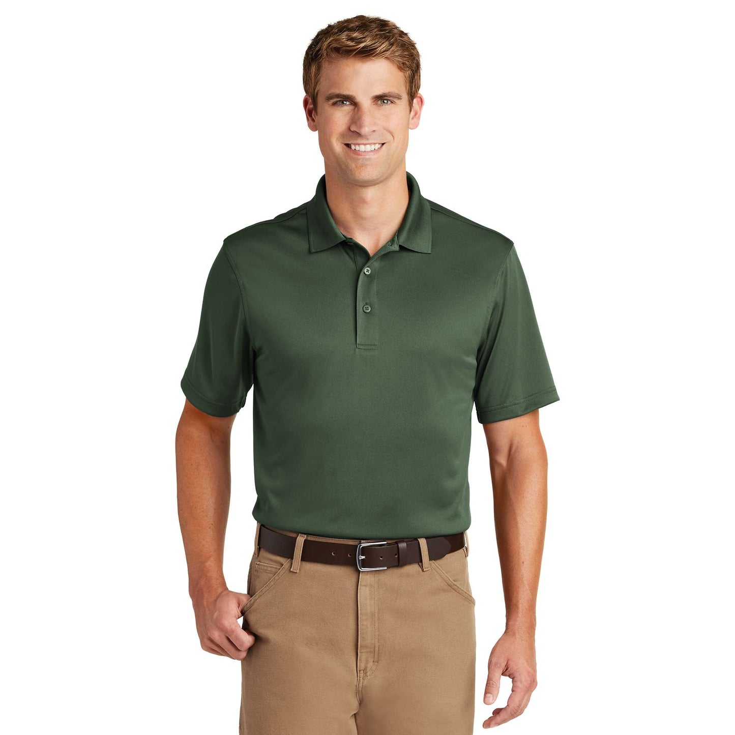 Black Polo Shirt - Cornerstone - Snag-Proof Polyester