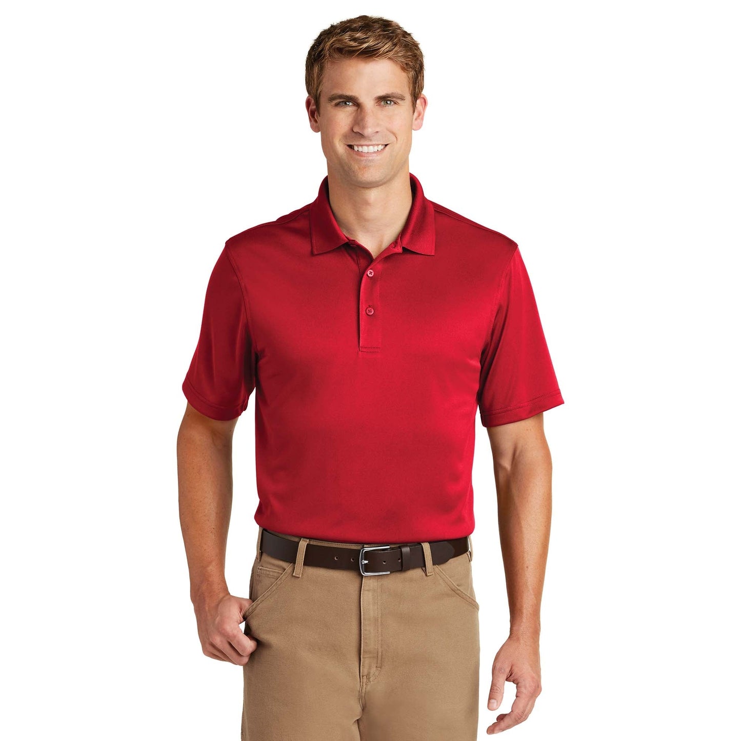 Black Polo Shirt - Cornerstone - Snag-Proof Polyester