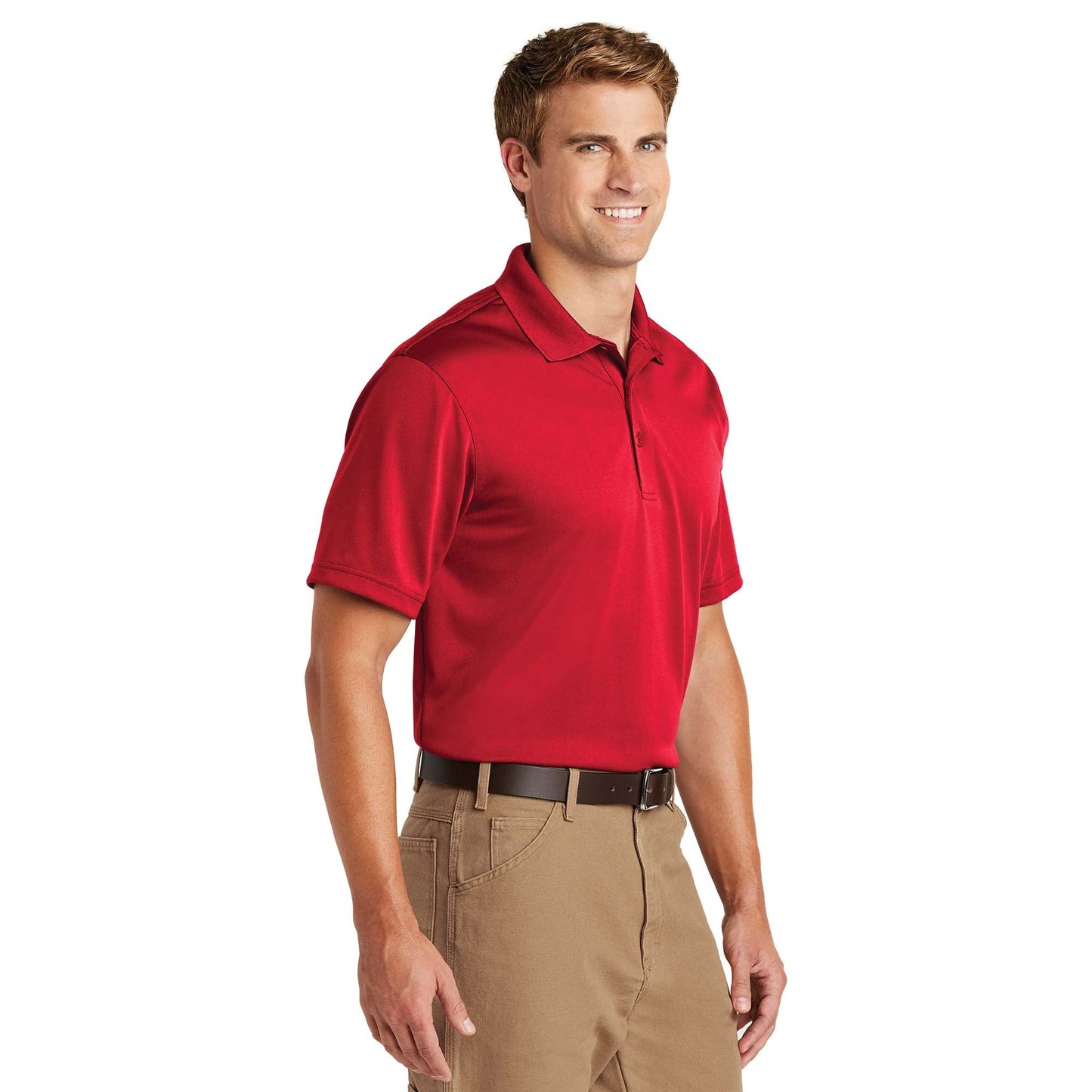 Black Polo Shirt - Cornerstone - Snag-Proof Polyester