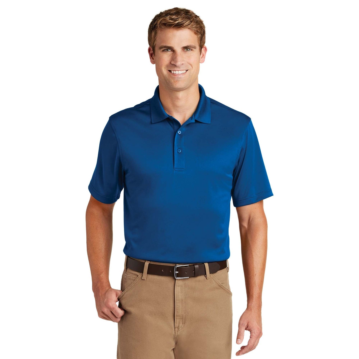 Black Polo Shirt - Cornerstone - Snag-Proof Polyester