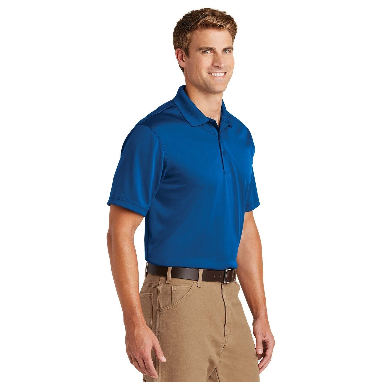 Black Polo Shirt - Cornerstone - Snag-Proof Polyester