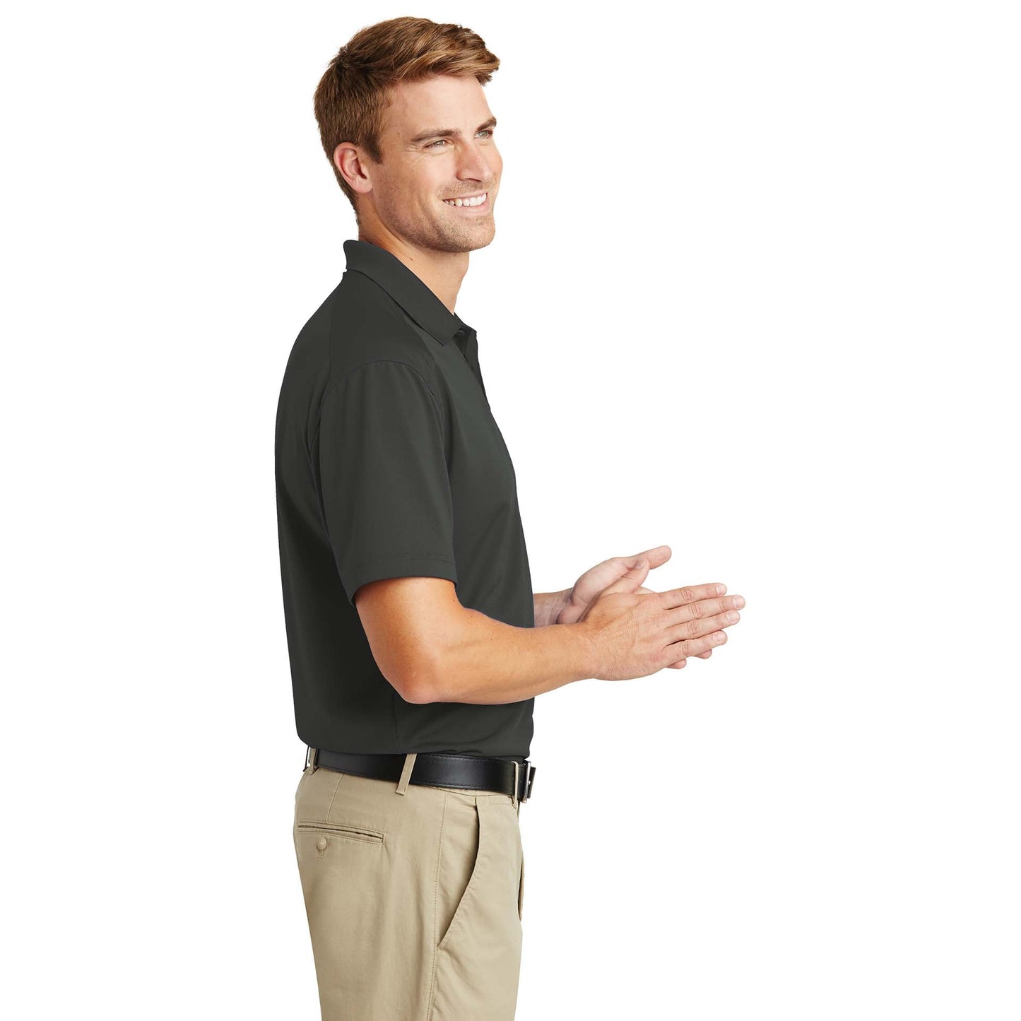 Black Polo Shirts - Cornerstone - Snag-Free Material
