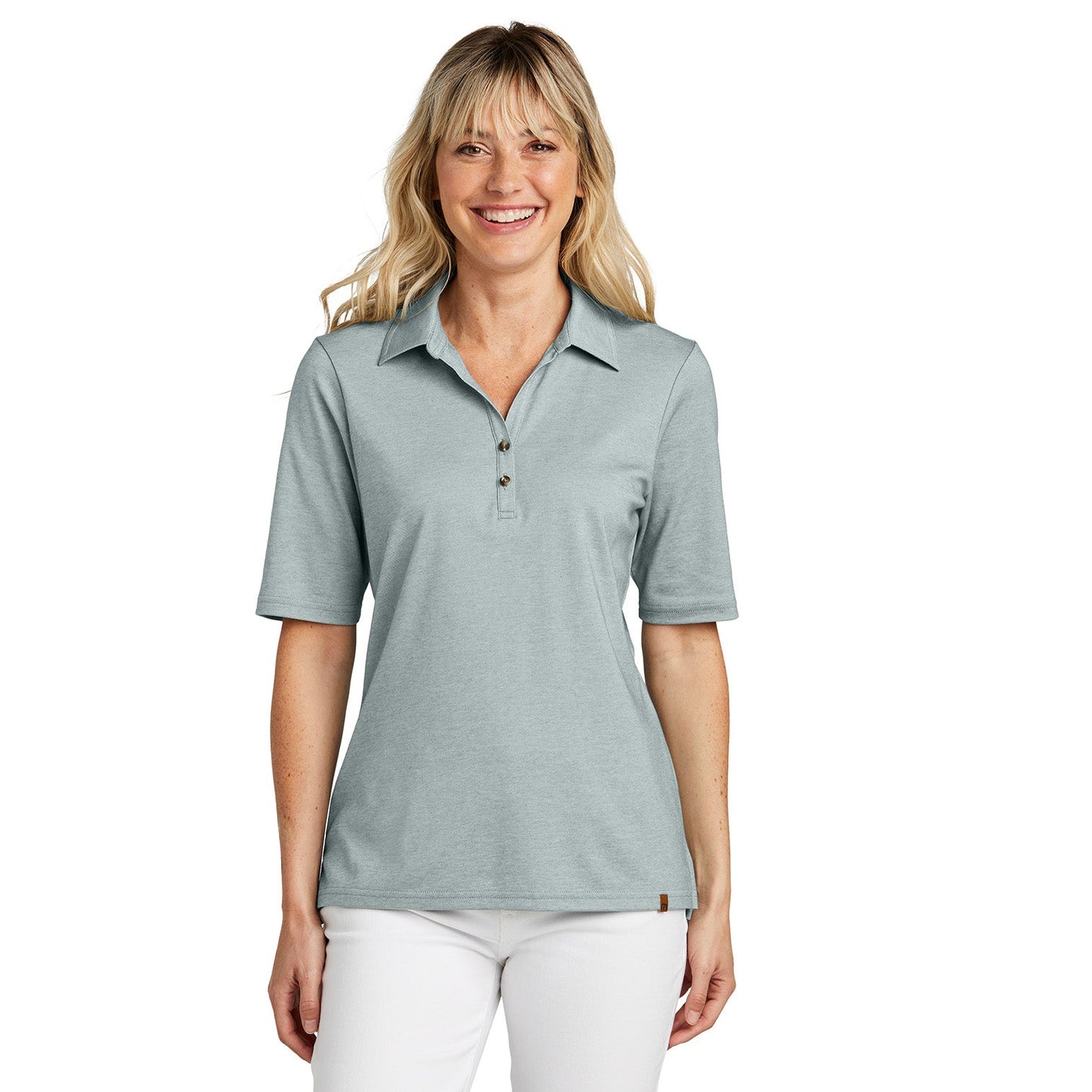 Black Heather Polo Shirt - TravisMathew - Stylish Comfort