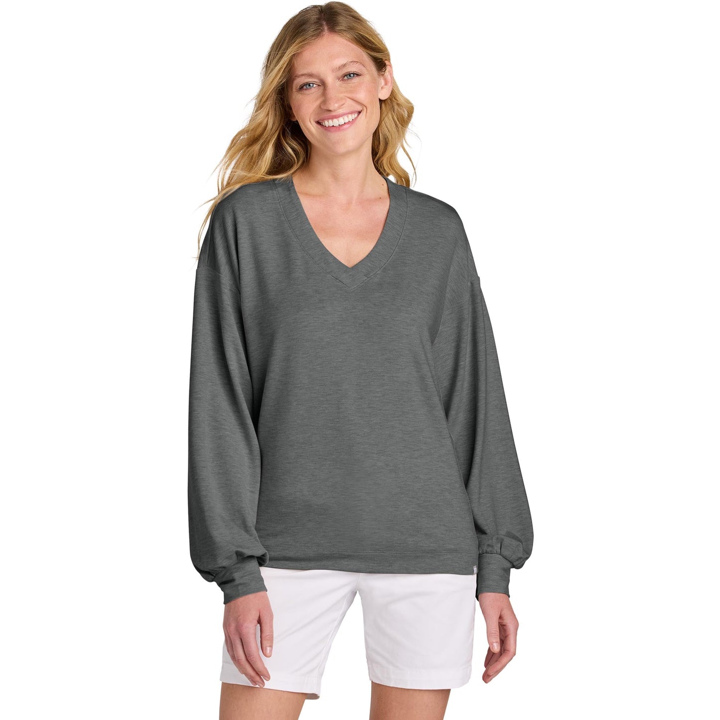Black Sweatshirts - TravisMathew - Comfortable V-Neck