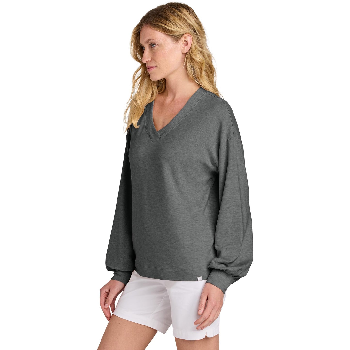 Black Sweatshirts - TravisMathew - Comfortable V-Neck