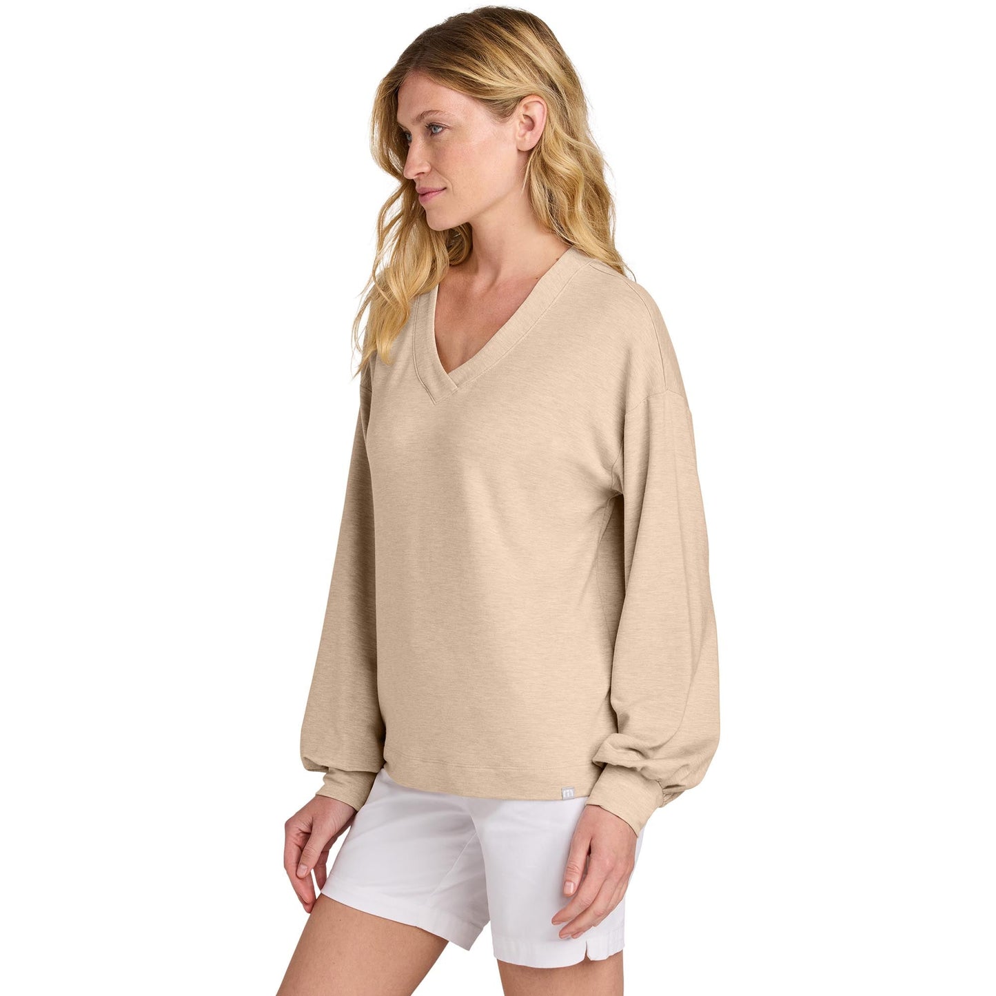 Black Sweatshirts - TravisMathew - Comfortable V-Neck