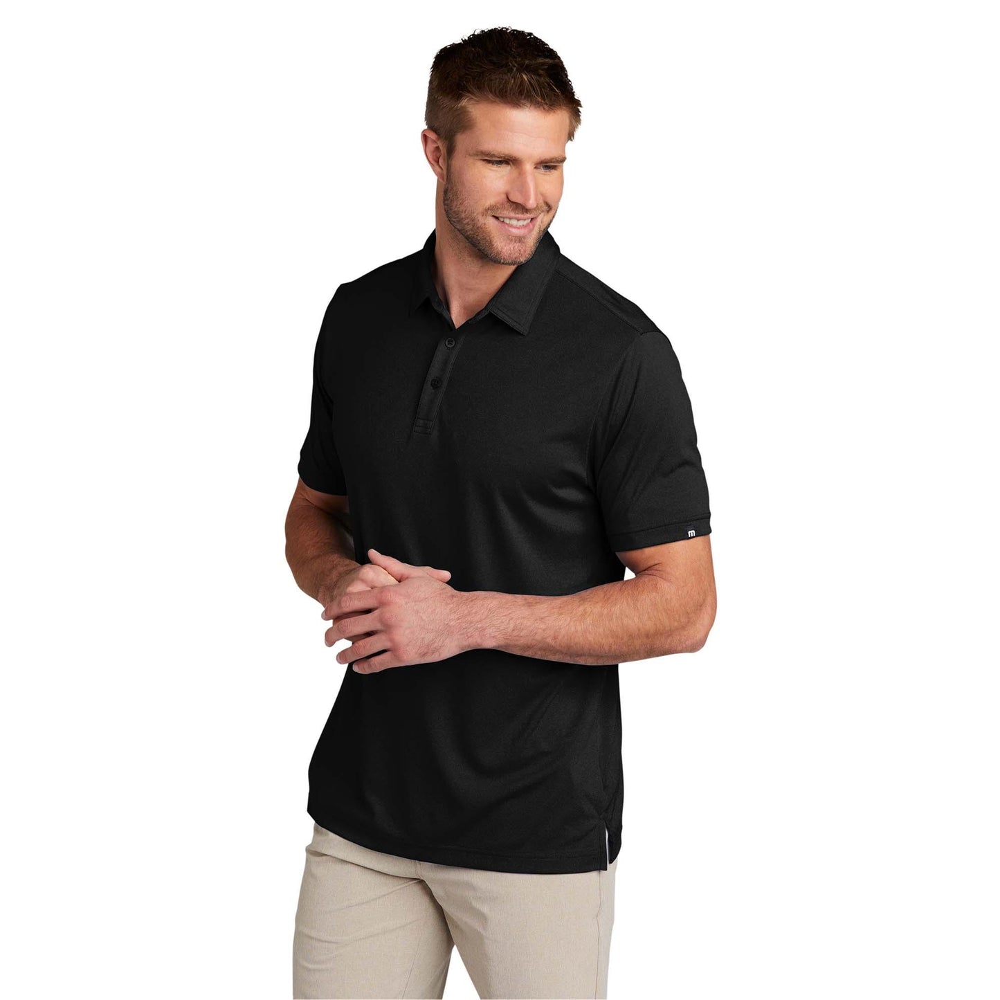 Black Polo Shirts - TravisMathew - Quick-Drying Fabric